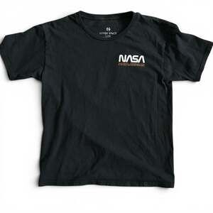 NASA Youth Large Astronaut Graphic TShirt Hyperspace Cotton Space Sci Fi STEM